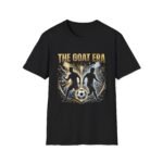 the goat era soccer unisex t shirt — bold football fan tee