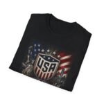 usa shield soccer unisex t shirt — united states football nation patriotic tee