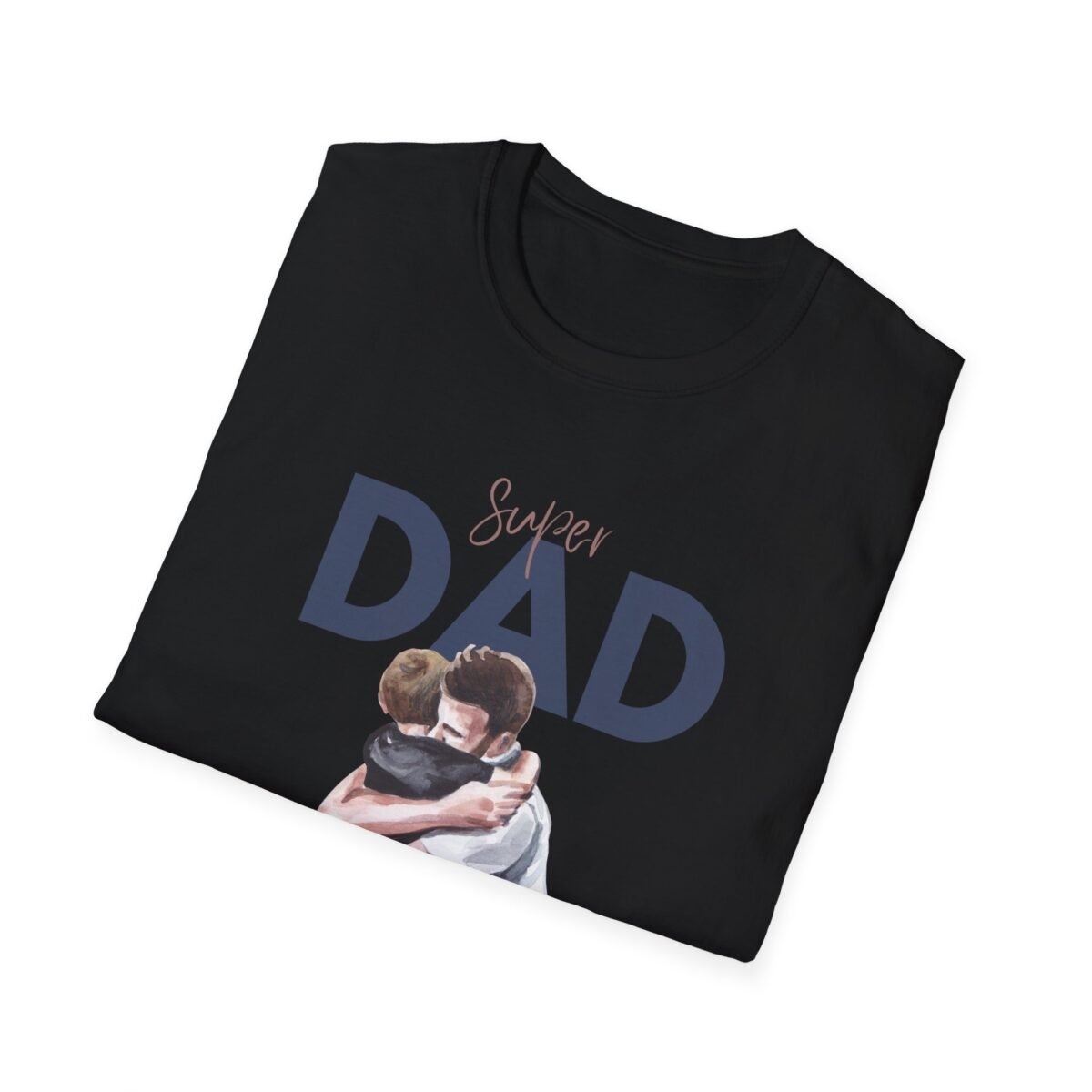 super dad unisex t shirt — father & child hug graphic tee, father’s day gift