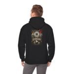 germany soccer unisex hoodie — football crest with eagle & flags