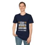 stay inspired tee — "stay inspired every step creating" motivational graphic unisex t shirt