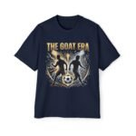 the goat era soccer tee — men’s oversized football t‑shirt