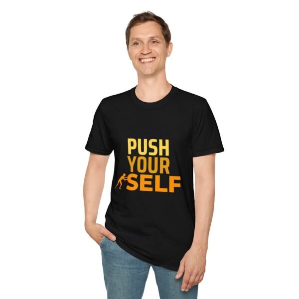 push your self unisex t shirt — motivational fitness tee