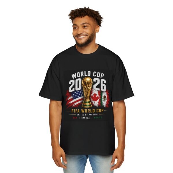 2026 fifa world cup tee — usa canada mexico world cup championship men's oversized t‑shirt
