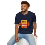 hustle for your muscle unisex t shirt — motivational gym fitness tee