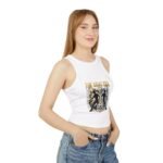 the goat era soccer racer women's tank crop top