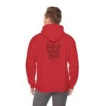 positive vibes only unisex hoodie — retro handlettered graphic smiley sweatshirt