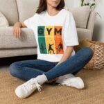 gym retro blocks unisex t‑shirt – vintage fitness workout tee