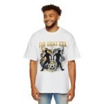 the goat era soccer tee — men’s oversized football t‑shirt