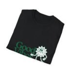 good vibes sun unisex t shirt — retro green positive graphic tee