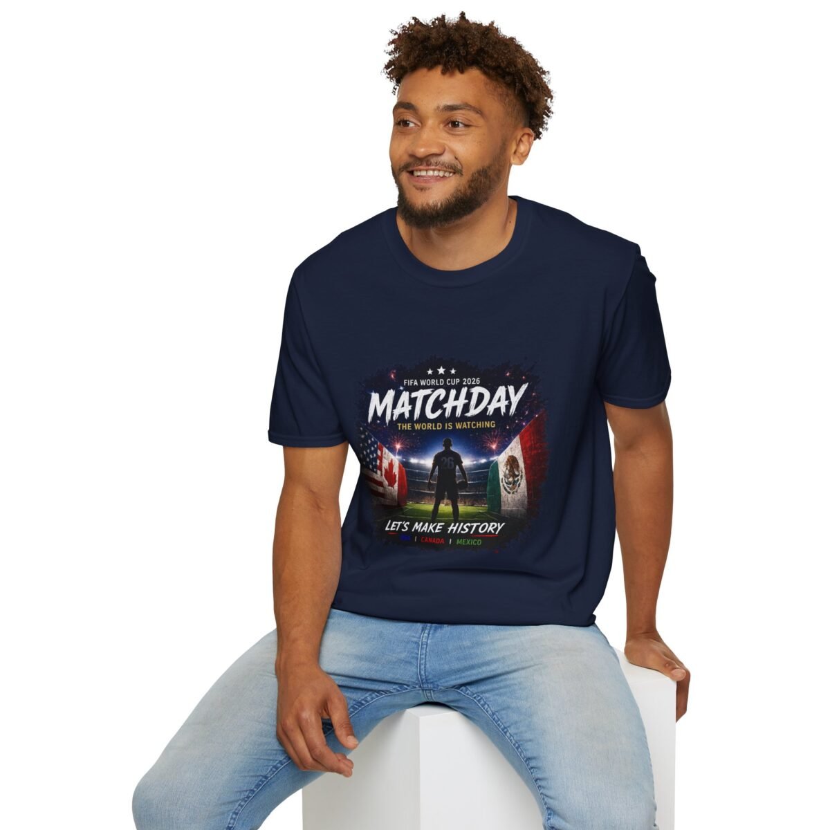 matchday soccer unisex t shirt — fifa world cup 2026 "the world is watching"
