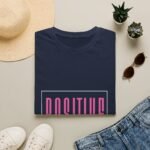 positive vibes unisex t shirt — retro pink box graphic tee