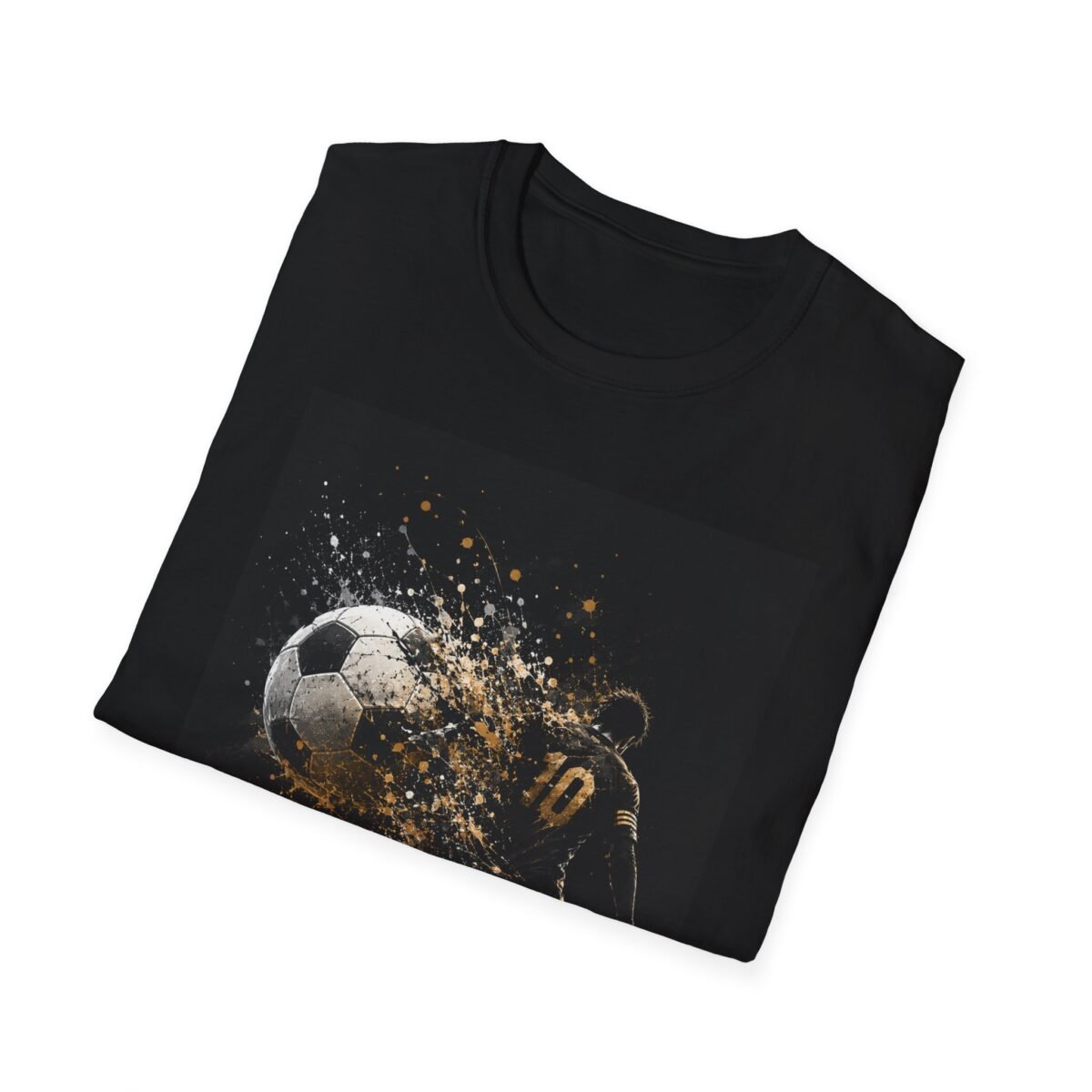 soccer explosion unisex t shirt — player #10 dynamic football graphic tee