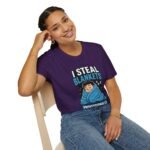 I Steal Blankets Unisex T-Shirt – Funny Couples Graphic - Image 7
