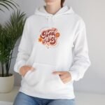 Good Vibes Unisex Hoodie – Retro Floral Graphic Hoodie - Image 4