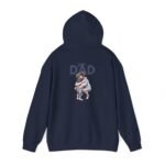 Dad Hug Men's Hoodie – Heartwarming Father & Child Graphic - Image 6
