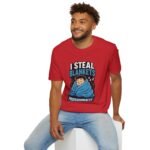 I Steal Blankets Unisex T-Shirt – Funny Couples Graphic - Image 11