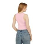 Yoga Connects Women's Racer Crop Tank – Mind Body Soul Graphic - Image 8