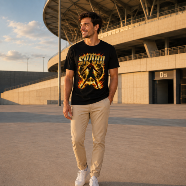 Siuuu! Unisex T-Shirt – Football Fan Graphic