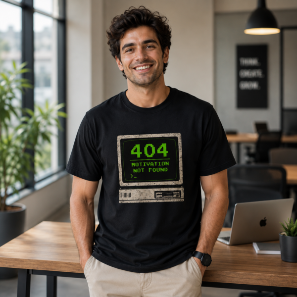 404 Motivation Not Found Unisex T-Shirt