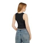 Hustle Mountain Women's Racer Crop Tank – Adventure Graphic - Image 4