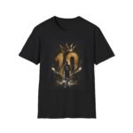 Number 10 Messi King Unisex T-Shirt – Crown Graphic - Image 3