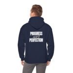 Progress Over Perfection Unisex Hoodie – Motivational Graphic Hoodie - Image 5