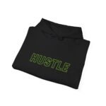 Hustle Unisex Hoodie – Neon Graphic - Image 3