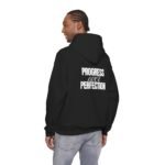 Progress Over Perfection Unisex Hoodie – Motivational Graphic Hoodie - Image 4