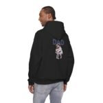Dad Hug Men's Hoodie – Heartwarming Father & Child Graphic - Image 4