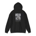 Rock On Unisex Hoodie – Vintage Hand Sign Graphic - Image 2